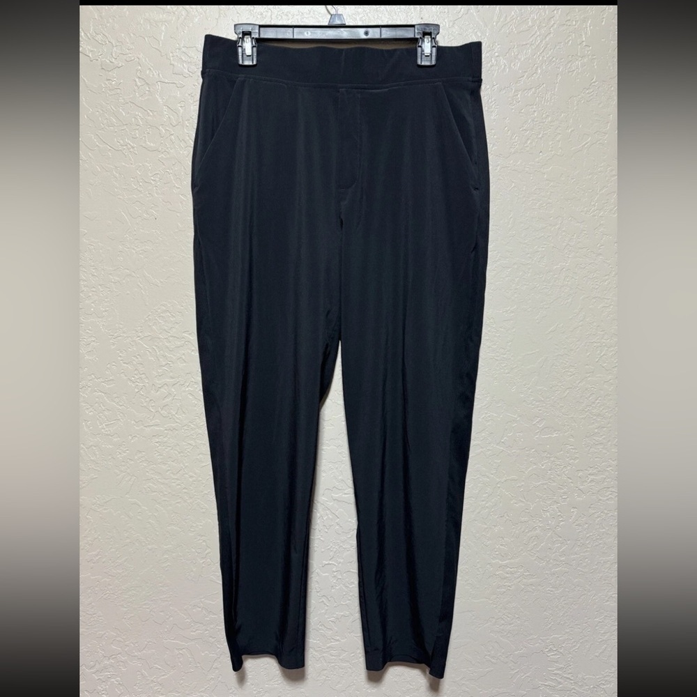Athleta Brooklyn Brooklyn Ankle Pant Womens Size 12 Black Slim Fit - Picture 2 of 6
